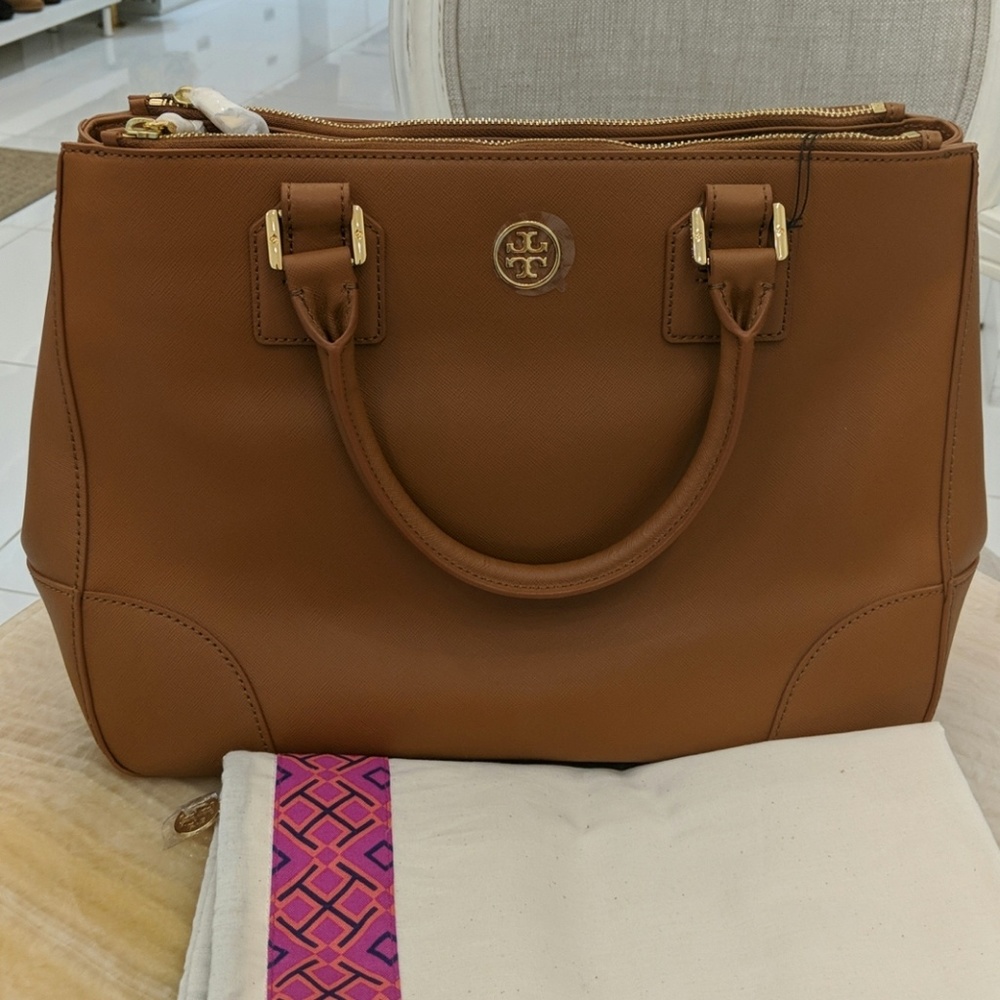 Tory Burch Robinson Double Zip Tote